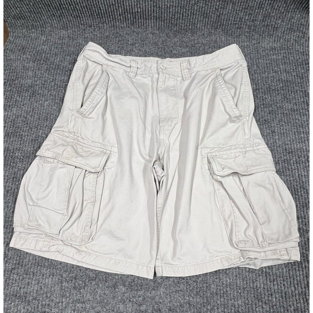 Sonoma Life + Style CARGO SHORTS Mens Size 34 Khaki Tan‎ 10” Inseam Outdoors
